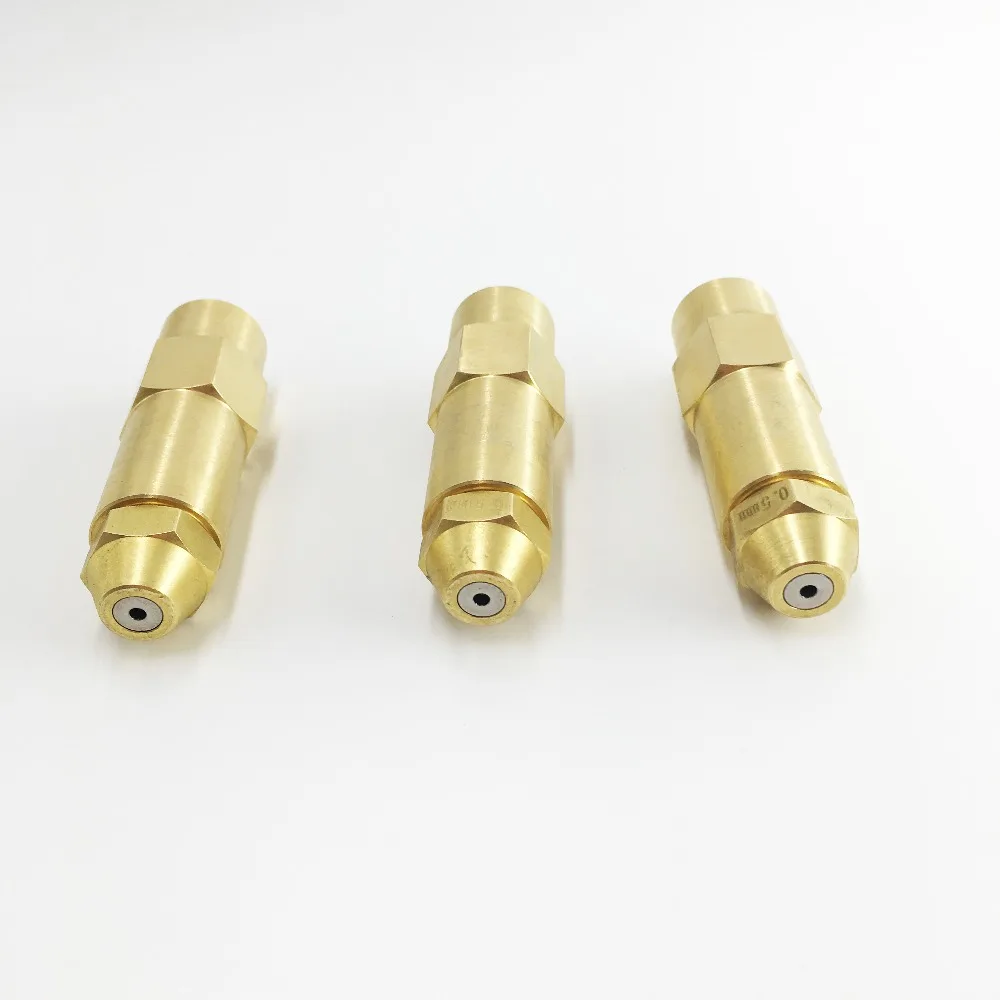 High Quality 0.8MM 1.0MM 1.2MM Brass Fuel Accessories,Siphon Waste Oil Burner Nozzle,Air Atomizing Fuel Burner nozzle