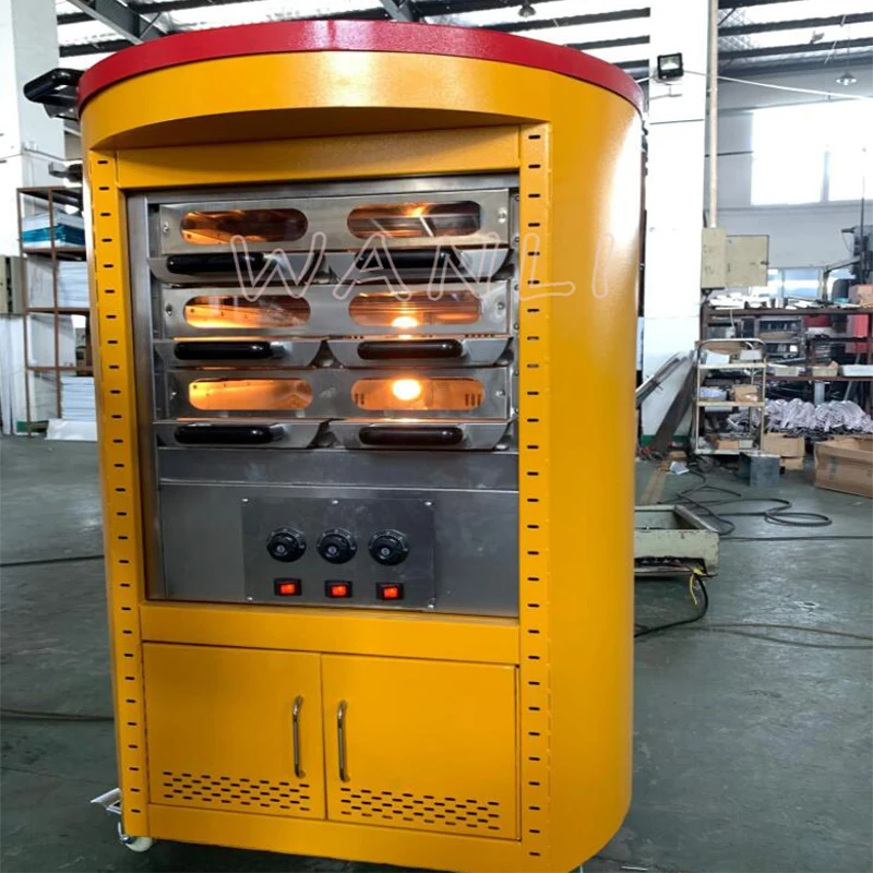 

220V 6KW Stainless Steel Electric Cooker Helmet Oven Double-layer Temperature Control New Snack Bar Pan Helmet Baking Equipment