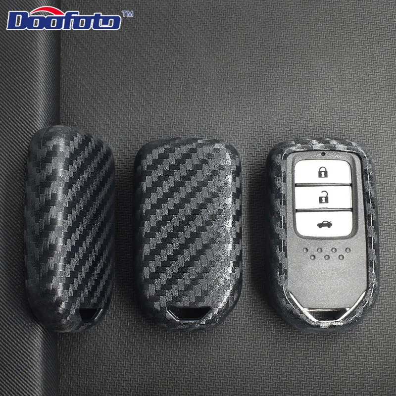 Doofoto Автомобильный ключ крышка наклейки чехол для HONDA XRV для Crv Accord Spirior Автомобиль Стайлинг украшения аксессуары оболочки для ключей