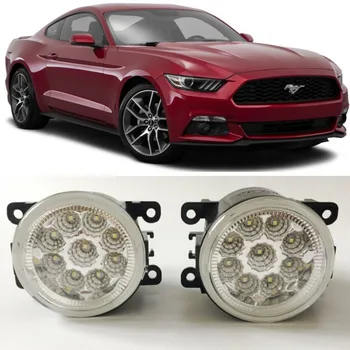 

Car Styling For Ford Mustang 2014 2015 2016 2017 9-Pieces Leds Chips LED Fog Light Lamp H11 H8 12V 55W Halogen Fog Lights