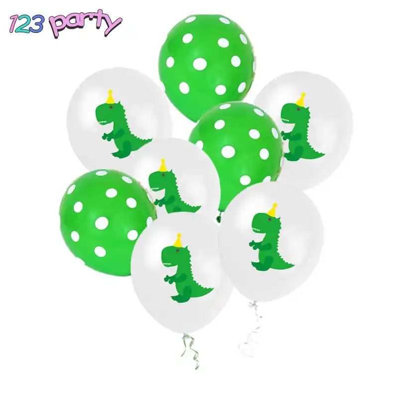 10pcs 12 inch Dinosaur Latex Balloon Happy Birthday Party Supplies Balloon Decor