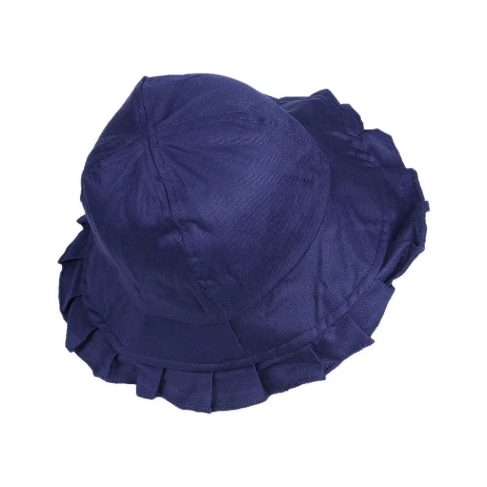 2019 Woman summer sunscreen pretty beach hat bow tie basin sexy beach hat cotton foldable seaside sportsbeach hat girl 40J5 (13)