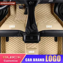 На заказ автомобильные коврики кожаные водостойкие для Buick Enclave Encore Envision La Crosse Excelle GT XT 5D авто автомобильные ножные коврики вкладыши