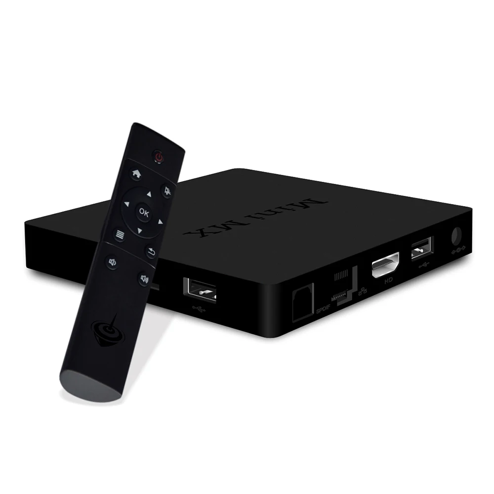 50PCS font b Smart b font TV Box 2G 16G Mini MX Amlogic S905 Quad core