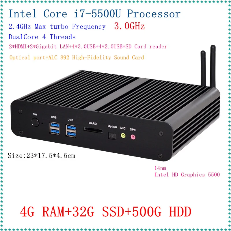 Lowest Price Free Shipping Best HTPC Mini Game Computer i7-5500U 4G Ram 32G SSD 500GB HDD Intel MiniPC Lowest Price Free Shipping Best HTPC Mini Game Computer i7-5500U 4G Ram 32G SSD 500GB HDD Intel MiniPC
