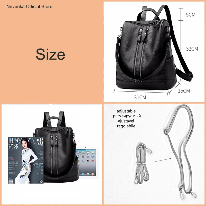 Nevenka Women Leather Backpack Tassel Female Travel Backpack Black Handle Backpacks for Girls School Bag Summer Backpacks 201801