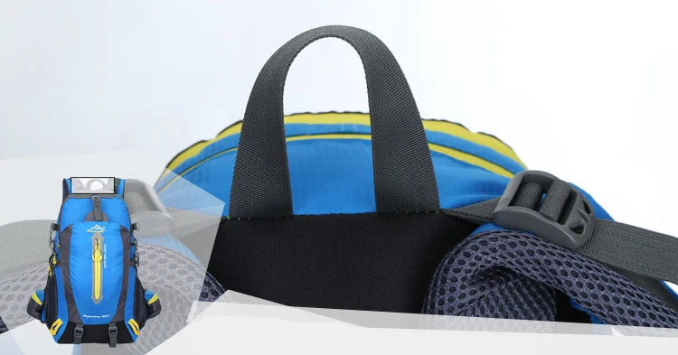 Mochilas à Prova Bolsa de Montanhismo ao ar Livre Mochila Viagem Escalada Dwaterproof Água Náilon Acampamento Caminhadas 40l 16 High Quality Esporte e Lazer