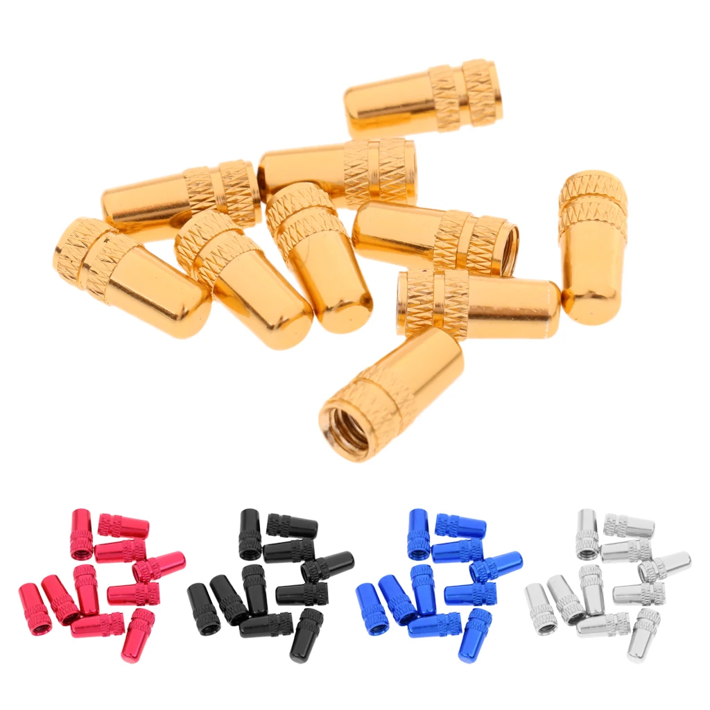 

10Pcs Bike Bicycle Fixie MTB Presta Wheel Rim Tyre Stem Air Valve Cap Protector Dust Cover