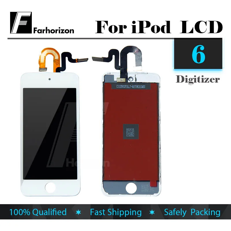 

LCD Screen For For Apple iPod Touch 6th LCD Display Replacement with Touch Screen Glass Digitizer Assembly Black or White