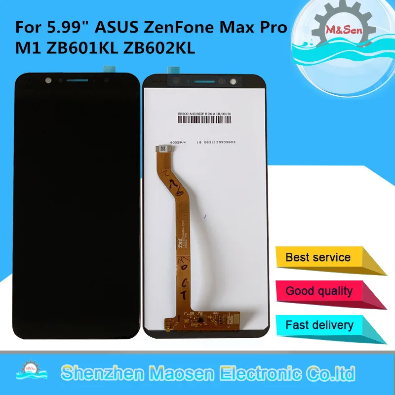 Оригинальный M & Sen 5 99 дюйма для ASUS ZenFone Max Pro M1 ZB601KL ZB602KL ЖК экран + дигитайзер