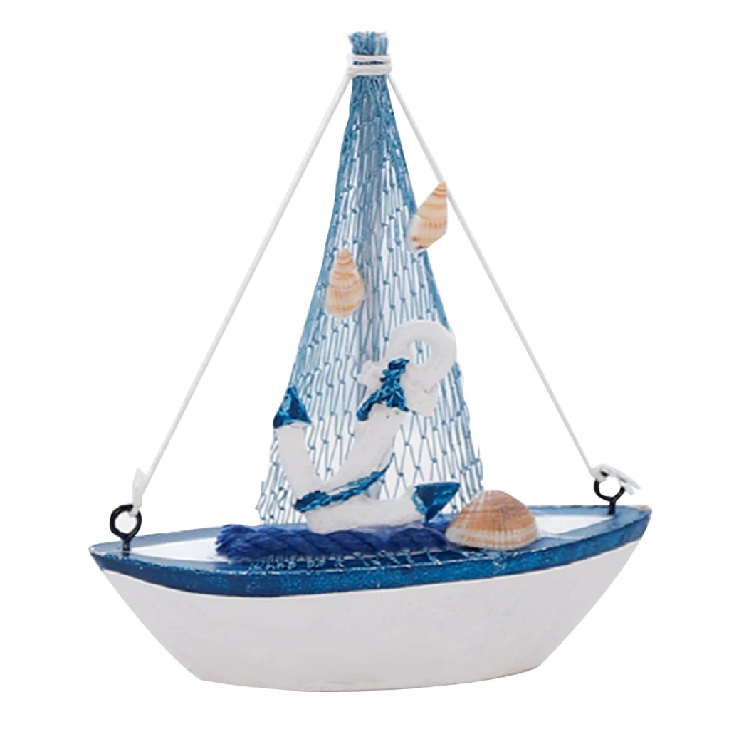 Ретро деревянный Средиземноморский стиль мини модель парусной лодки морской деревянный корабль украшения для дома/офиса стол дисплей - Цвет: F