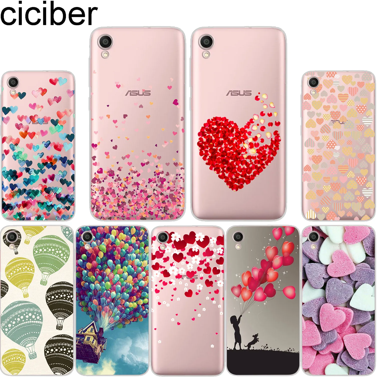 

ciciber For ASUS ZenFone Live L1 V 3 GO Zoom S Soft Silicone Phone Case For ASUS ZenFone MAX Lite Plus Pro M1 L1 Cover Clear TPU