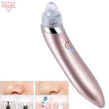 Лицо пор чище угорь Электрический вакуумный Diamond Дермабразия кожи лица комедоны Черноголовых очистки Красота машины