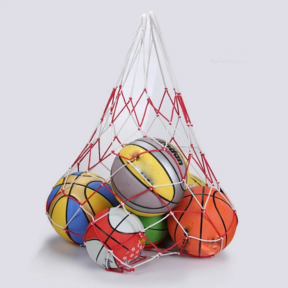 Сетчатый баскетбольный обруч 120 см, Сетчатая Сумка, спортивные переносные шары, волейбол, уличная прочная стандартная нейлоновая нить