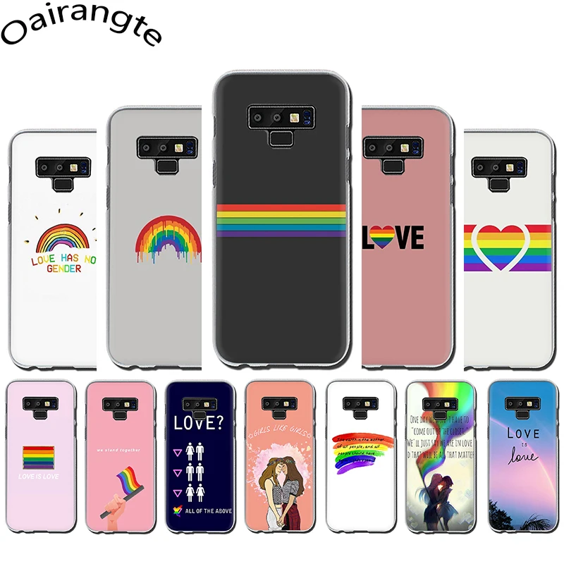 

Gay Lesbian LGBT Rainbow Hard phone case for Samsung Galaxy A3 A5 A6 A8 Plus A7 A9 A10s 20s 30s 40s 50s 70