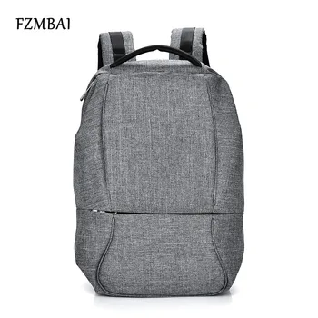 

FZMBAI Fashion Men Canvas Backpack Leisure Male Large Capacity Travel Bag