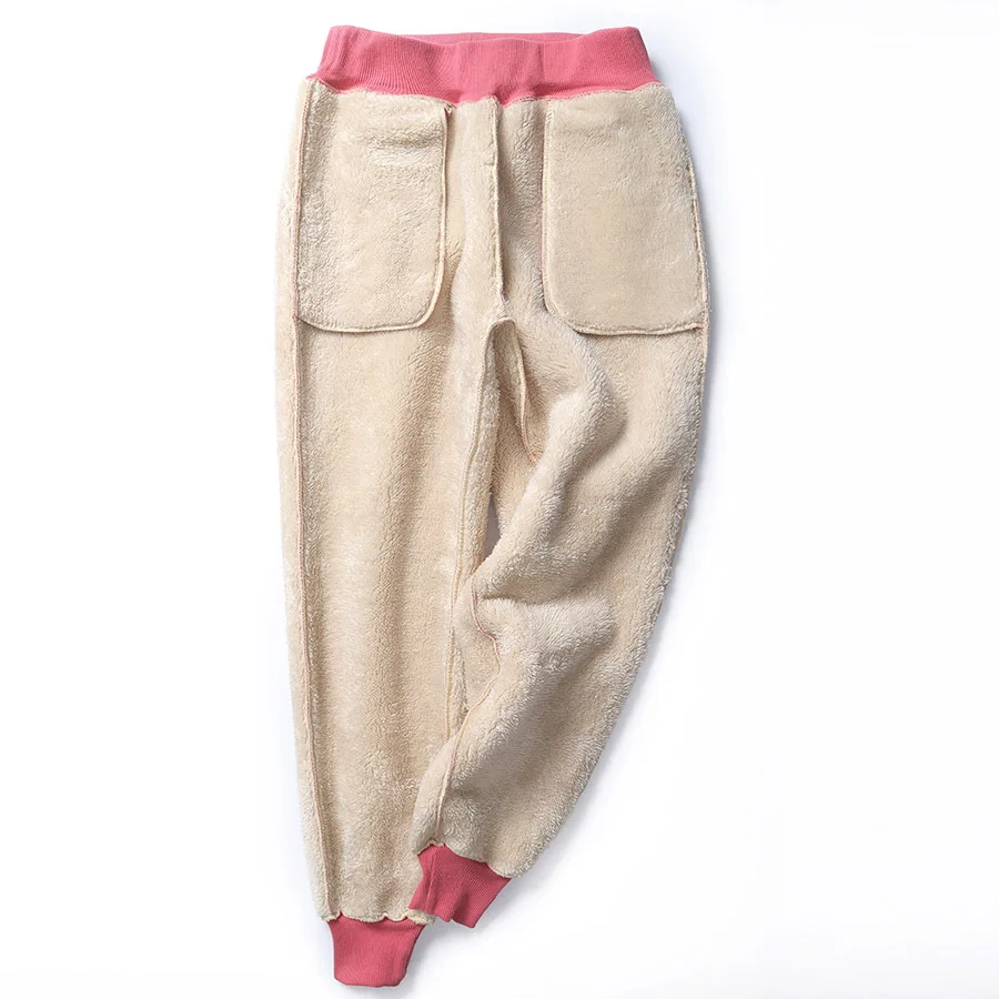 Weweya, теплые женские бархатные зимние леггинсы, плюшевые штаны с мехом, повседневные однотонные штаны с высокой талией, большие, 2XL, женские леггинсы