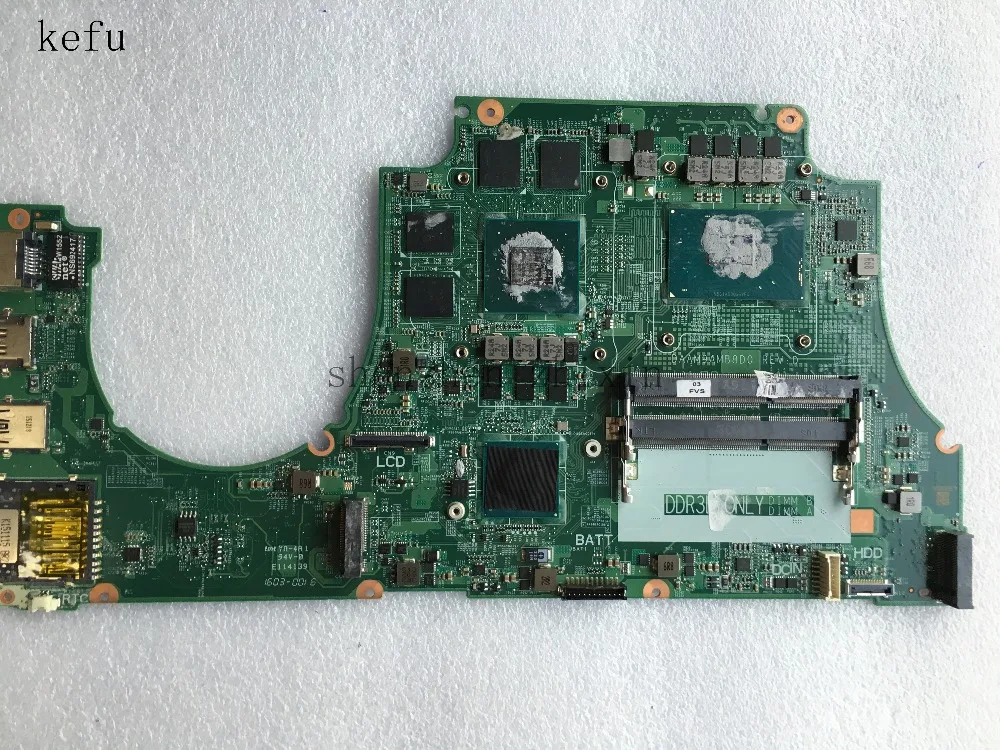 Материнская плата KEFU для ноутбука DELL INSPIRON 15 7559 материнская DDR3L AM9A 1P4N7