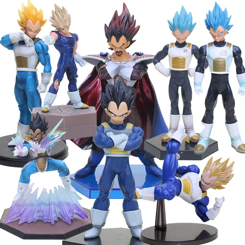 

8styles 12-23cm different complete sizes Vegeta Dragon Ball Z figure Super Saiyan Vegeta Action Figure Toy brinquedos Model toy