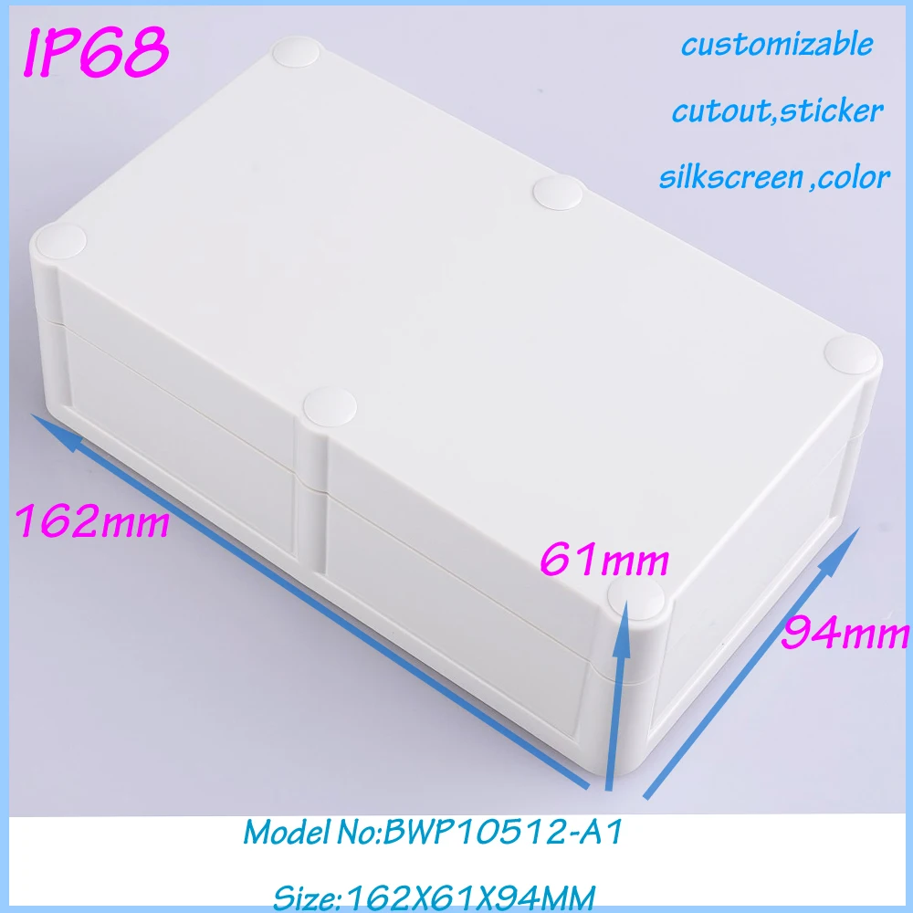 

1 piece free shipping high quality case electronic enclosures beautiful design custom plastic models162X61X94MM