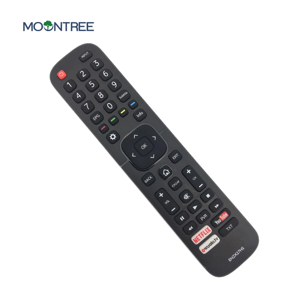 replacement EN2X27HS remote control for Hisense smart TV with Netflix You Tube 43K300UWTS0100 49K300UWTS 55NEC5200 65K5500UWTS replacement EN2X27HS remote control for Hisense smart TV with Netflix You Tube 43K300UWTS0100 49K300UWTS 55NEC5200 65K5500UWTS