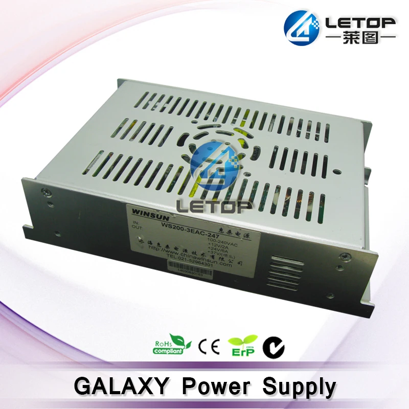المبيعات الساخنة!! UD181 UD211 UD2512 UD3212 طابعة galaxy امدادات الطاقة WS200-3EAC-247