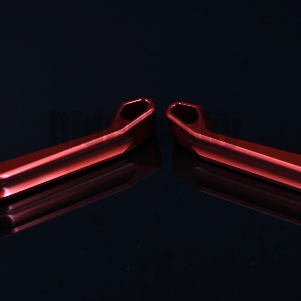 3D дизайн(ромб полые) Красный ЧПУ мотоцикл регулируемый тормозной рычаг сцепления для Aprilia SRV 850 Srv850 2012- 2013