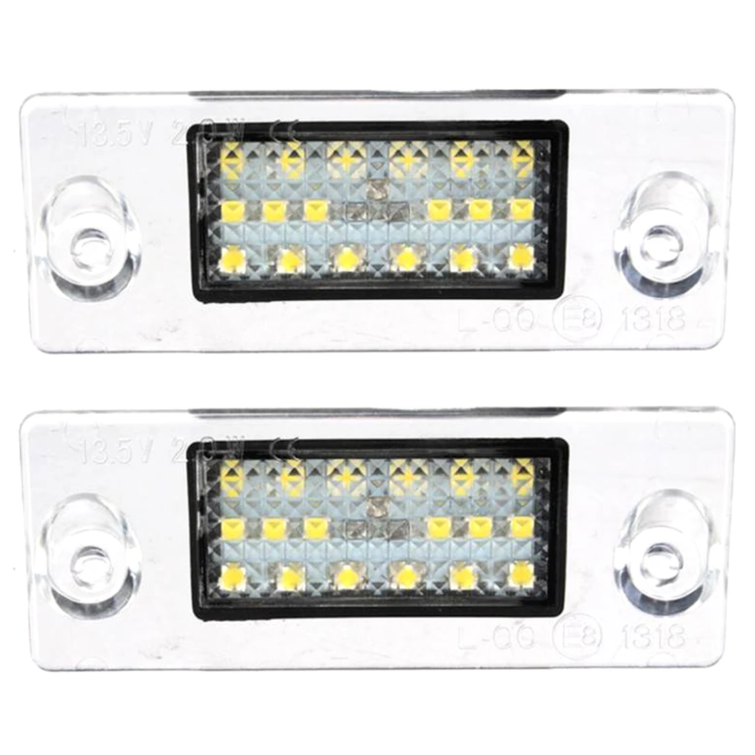2x ошибка 18 светодиодный SMD свет для Audi A4 S4 B5 1998-2001 белый