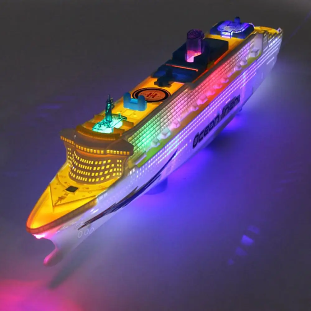 

Ocean Liner Cruise Boat Electric Flashing LED Lights Sound Kids Children Toy