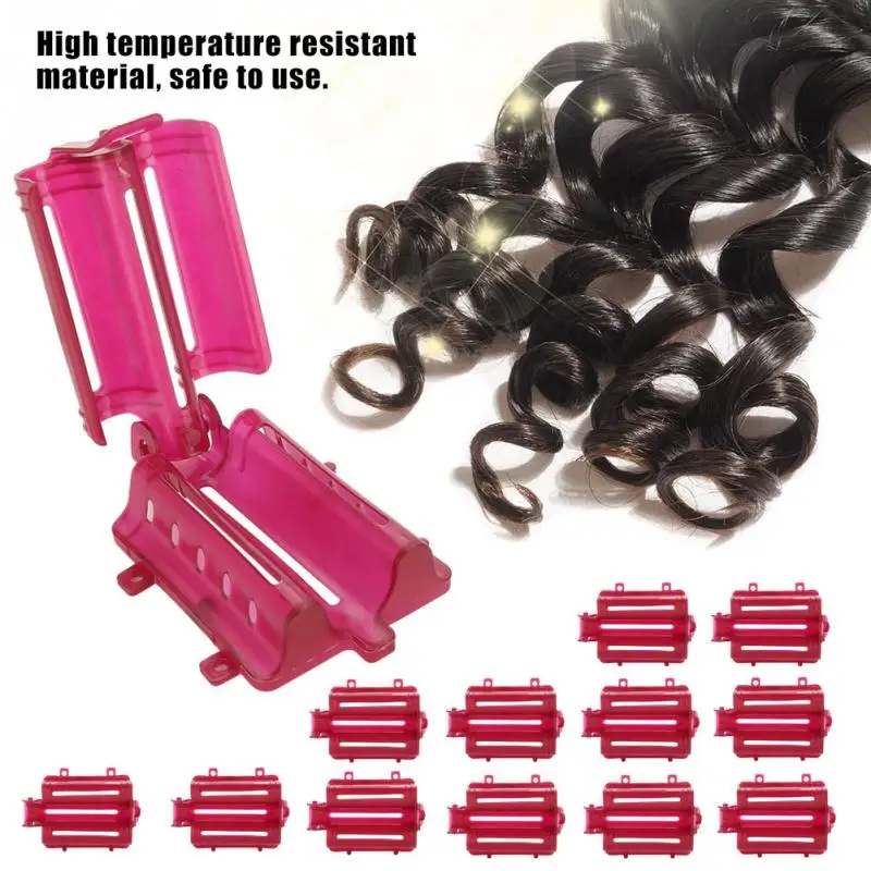 

30Pcs Professional Roller Curler Wave Perm Rod Hair Curling Home Use DIY Magic Hair Rollers Curlers Wave Fluffy Hair Styling