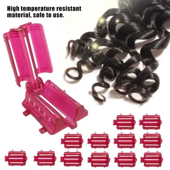 

30Pcs Professional Roller Curler Wave Perm Rod Hair Curling Home Use DIY Magic Hair Rollers Curlers Wave Fluffy Hair Styling