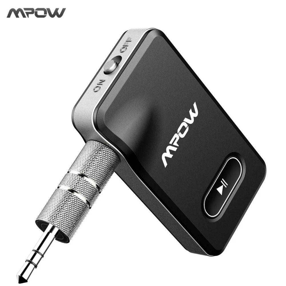 Mpow Wireless Audio Adapter Bluetooth V4.1 Receiver Car Kit with 3.5mm