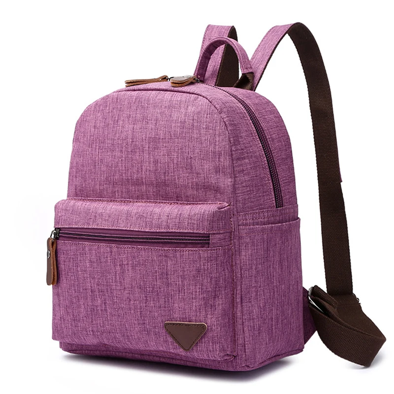 

DANJUE High Quality Canvas WoMen Backapck Vintage Mini Shoulder Back Pack Bolsas 6 Color Small Travel backpack Teenager Girl