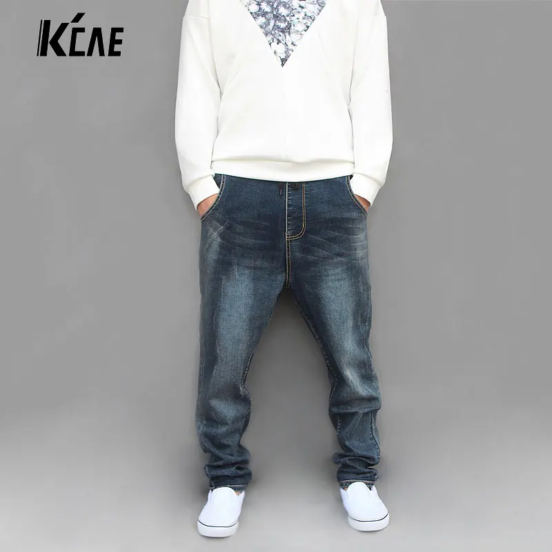 

2016 New Men Baggy Plus Size L-5XL Jogger Pants Elastic Casual Harem Pants Hip Hop Taper Pants Sweat Pants Men Trousers Jeans