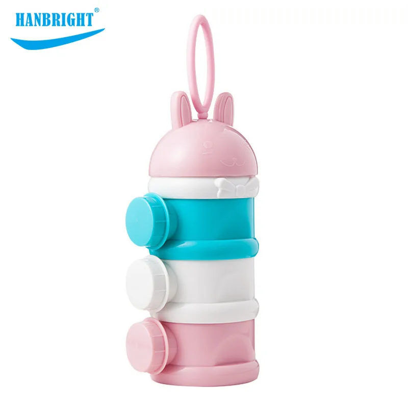

Portable Milk Powder Formula Dispenser Cartoon Milk Powder Box Baby Food Box Travel Baby Food Storage For Baby Feeding