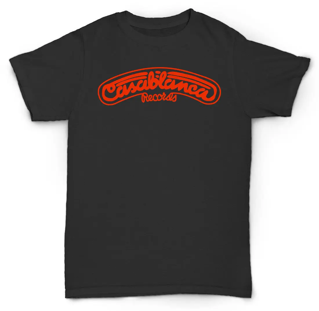 CASABLANCA RECORDS TSHIRT DISCO FUNK SOUL SALSOUL BREAK Tops wholesale Tee custom Environmental printed Tshirt cheap | Мужская одежда