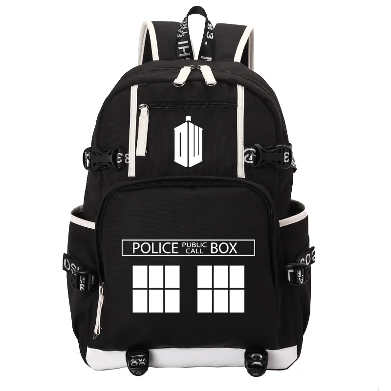

Doctor Who school bag noctilucous backpack student school bag Notebook backpack Leisure Daily backpack