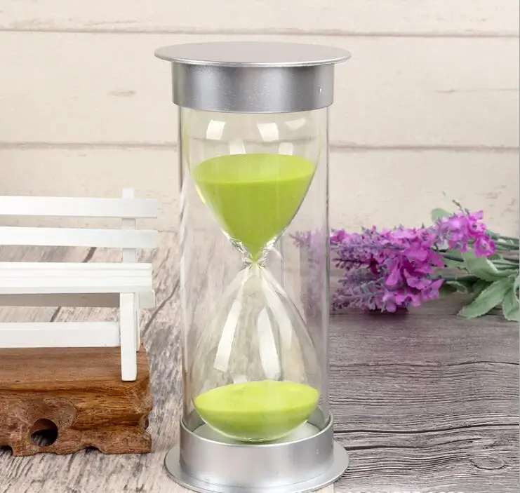 Multicolor Unbreakable Hourglass Timer Set for Home Decor and Gifting