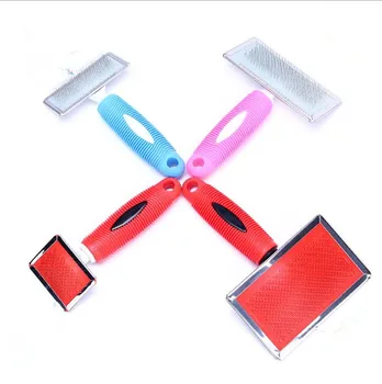 

New Soft Cat Dog Hair Removal Brush Comb Comfortable Handle Airbag Pin Comb Steel Needles Pet Grooming 4Sizes D733
