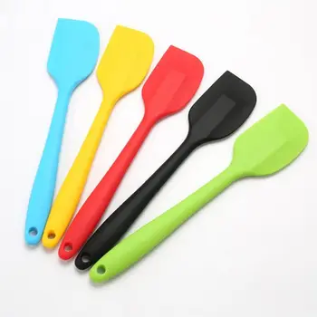 

Wedding Candy Color Silicone Cake Spatula Batter Scraper For Snowflake Cake Tools