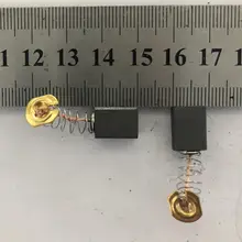 2 шт. 14,2 мм x 9 мм x 6 мм 9/1" x 9/25" x 15/6" угольные щетки двигателя Makita серии CB-411 автомобиль