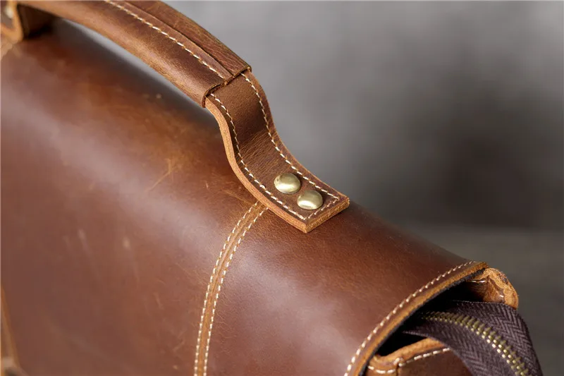 PNDME высокое качество бизнес crazy horse воловья кожа мужской портфель ретро натуральная кожа дизайнер ручной работы сумка для ноутбука сумка