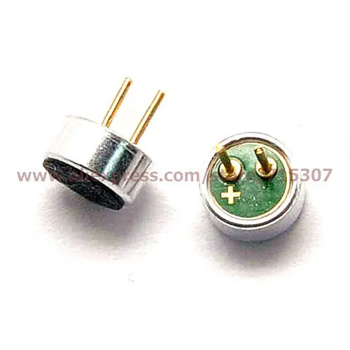 

PHISCALE 50pcs 4.5*2.2/ 4.5x2.2mm capacitive/ electret mic/ pickup/ microphone