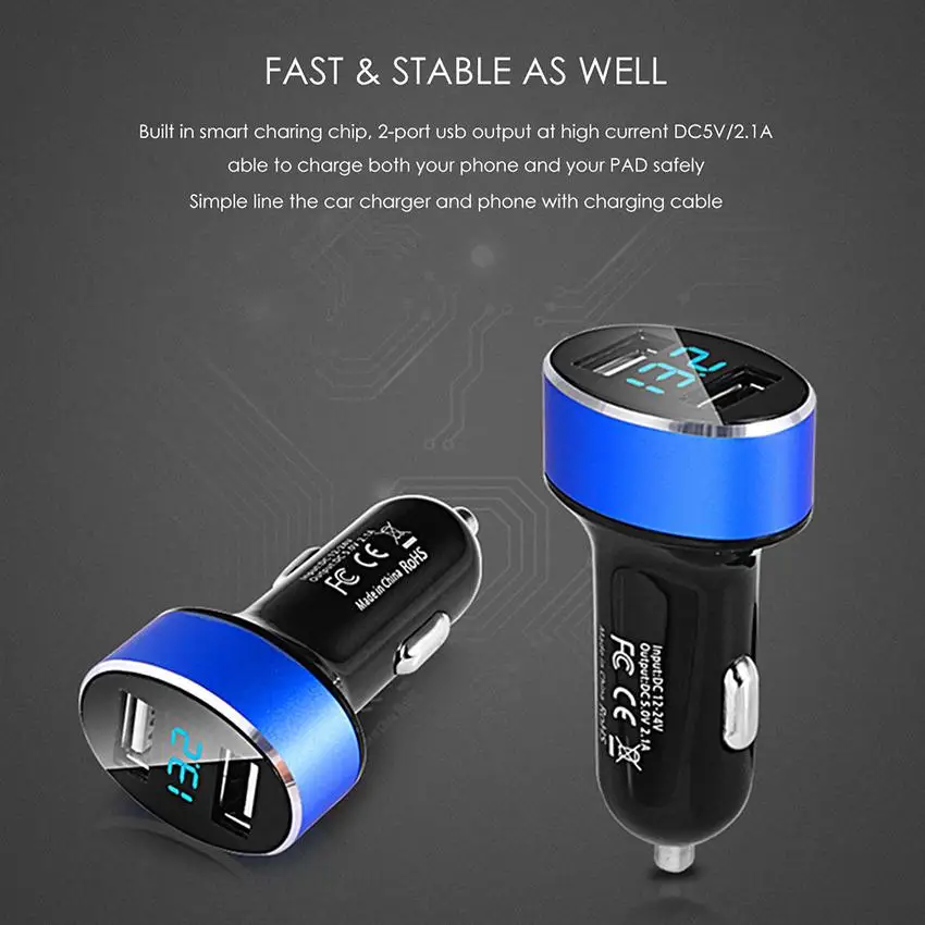 best dual port car charger