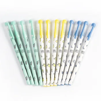 

48 pcs/lot Ice Cream Creative Hand Gel Pen Signature Pen Escolar Papelaria School Office Supply Promotional Gift