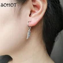 SOHOT новое поступление, серьги-кольца в стиле бохо с перьями и крыльями, модные изысканные серьги для женщин, подарок на день святого валентина
