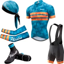 Phtxolue, летний комплект для велоспорта, Мужская велосипедная одежда, одежда для велоспорта, Майо, Ropa Ciclismo, короткий рукав, комплекты для велоспорта