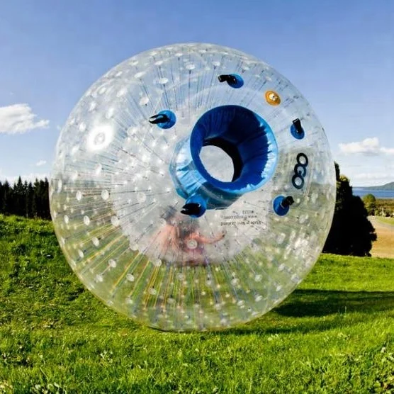 

2.5M Dia Inflatable Zorb Ball Human size Hamster Ball For People Inside Cheap Inflatable Zorbing Price Popular PVC Glass Ball