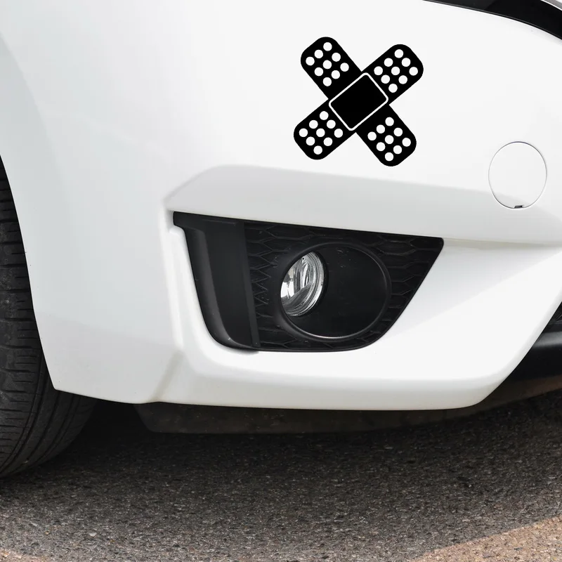 YJZT 15*15 см веселая лента JDM покрытие для помощи наклейки царапин Стайлинг