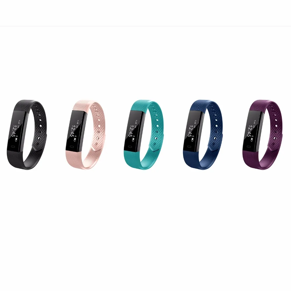 Original ID115 Smart Bracelet Fitness Tracker Step Counter Fitness Alarm Clock V